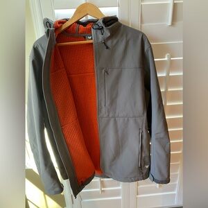 White Sierra orange and grey men’s waterproof jacket size L
